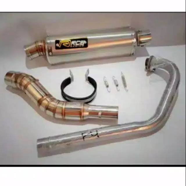 Knalpot RCB oval 30cm.satria fu vixion GSX cb old/new.sonic dll