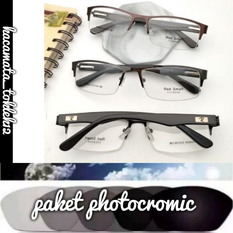 [8603]KACAMATA+LENSA PHOTOCROMIC & CR MC|KACAMATA PRIA