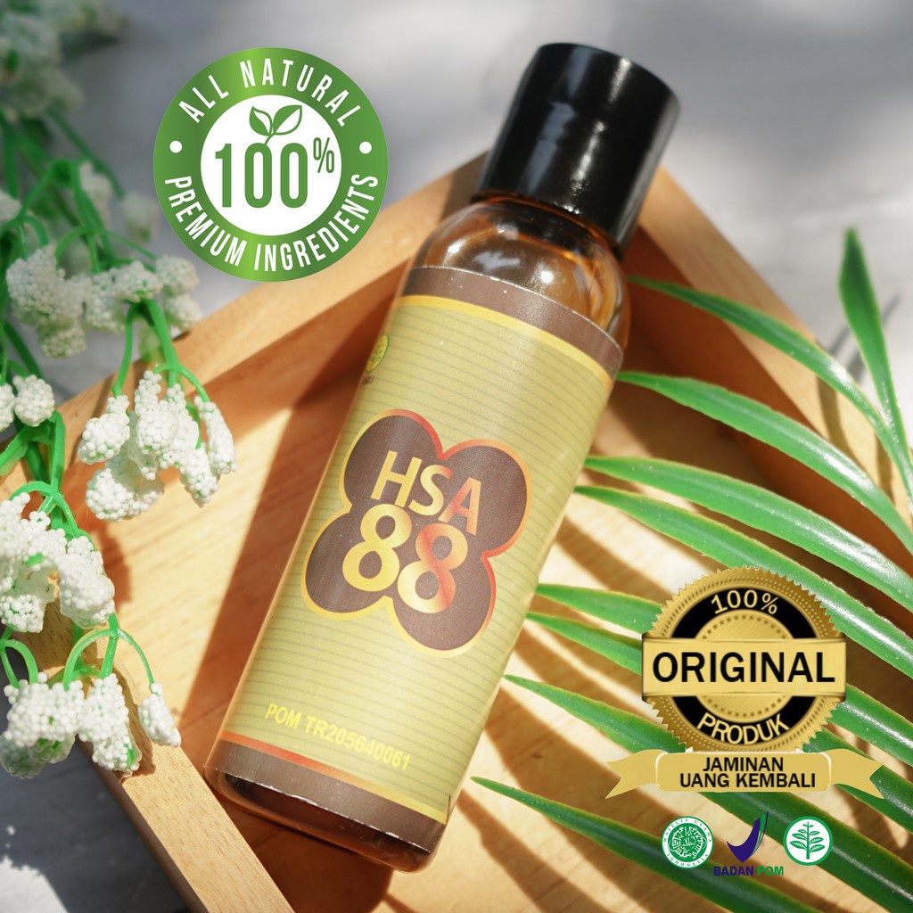 Minyak HSA 88 Original Isi 100 ml MINYAK REMPAH HERBAL UNTUK SAKIT KEPALA, REMATIK, KESEMUTAN ASAM URAT DLL 100% ASLI!!!