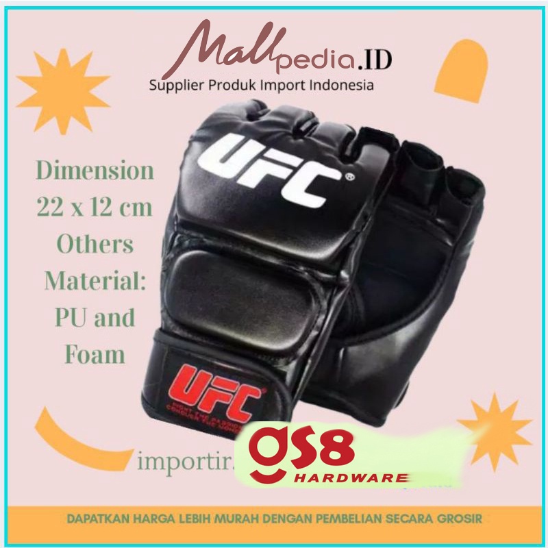 ORI+ Sarung Tinju MMA UFC Boxing Muay Thai Leather Glove SD8