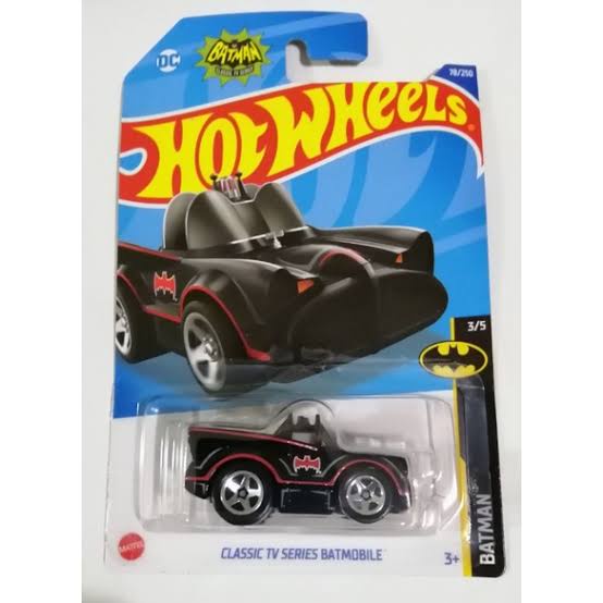 NEW 2022! | CLASSIC TV SERIES BATMOBILE Hitam Tooned DC Diecast Hot Wheels HW Hotwheels Real Car A23 D22 Mobil Mainan Anak