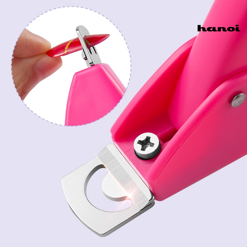 HQTM_U Shape Manicure Tools Plastic Professional Ergonomic Design Nail Trimmer Clipper for Manicurists