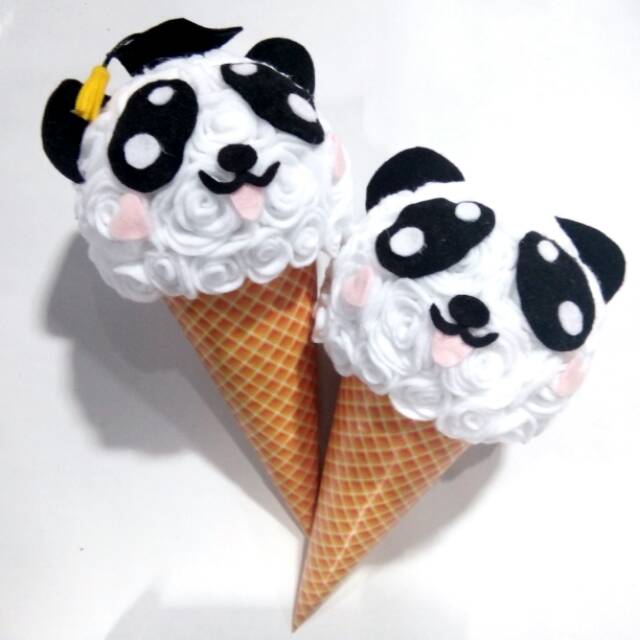 

Buket bunga ice cream karakter panda2