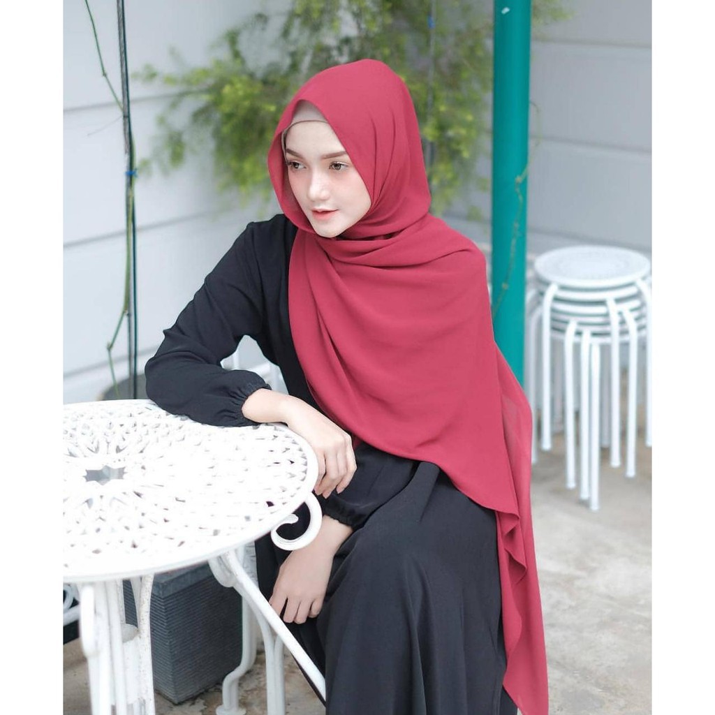 JILBAB PASHMINA DIAMOND PREMIUM TEPI JAHIT 200x75cm Pashmina Panjang Murah Bisa COD