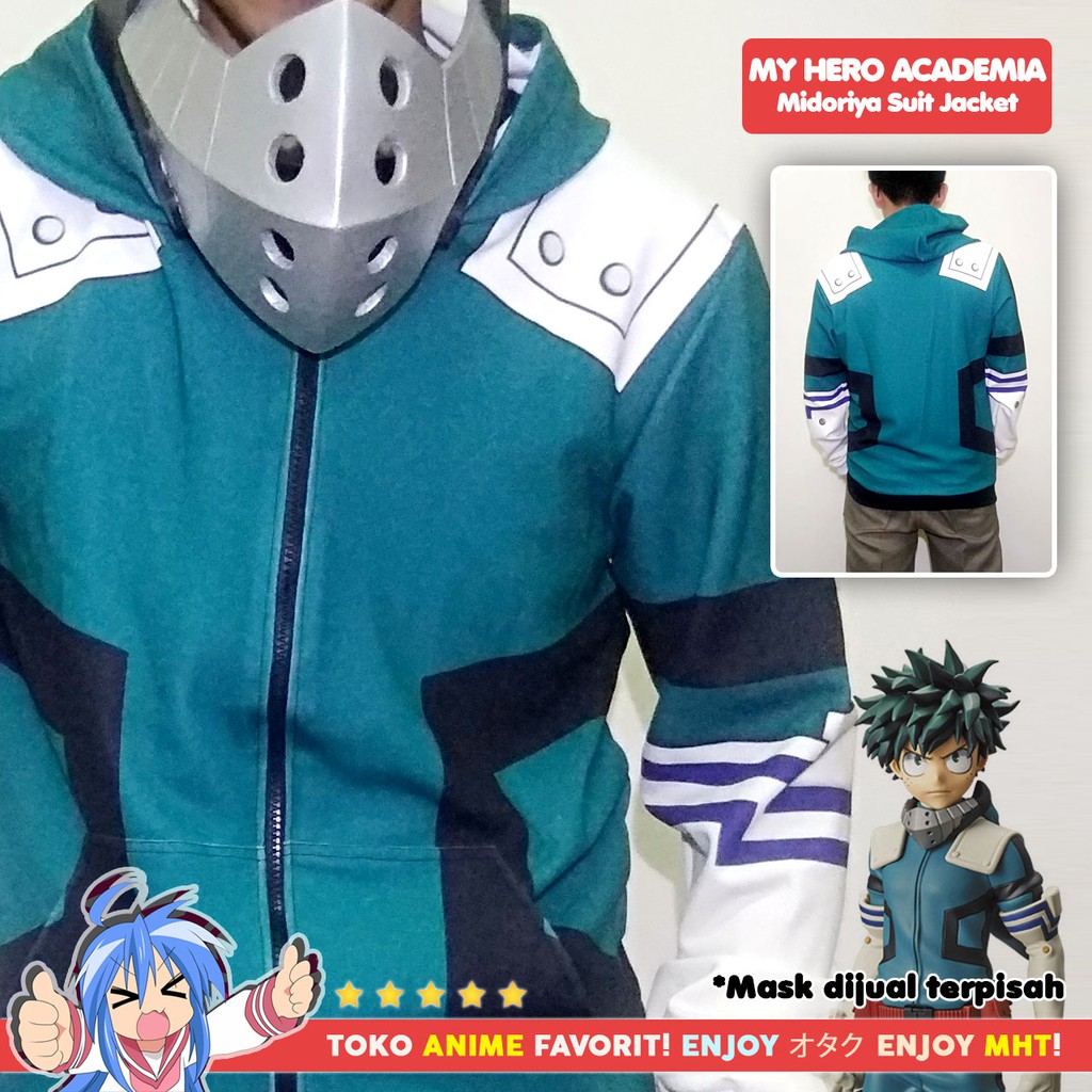 Jaket Anime Boku no Hero Academia My Hero Academia Midoriya Izuku Battle Suit