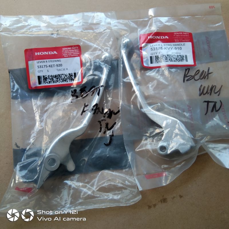 Hendl Rem kiri kanan Pegangan Rem Depan Belakang Metik Honda Beat Karbu beat lama