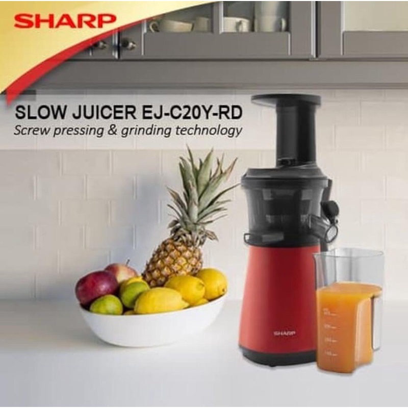 Jual Sharp Slow Juicer EJC20YRD (Merah) Indonesia