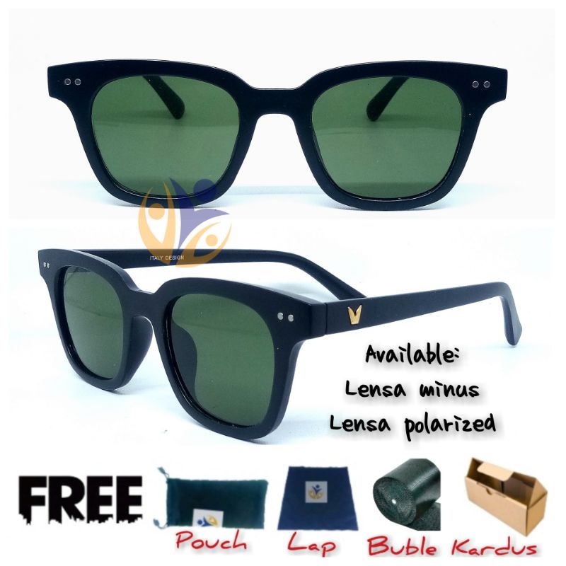 Kacamata hitam fashion V model Vincent UV Protection