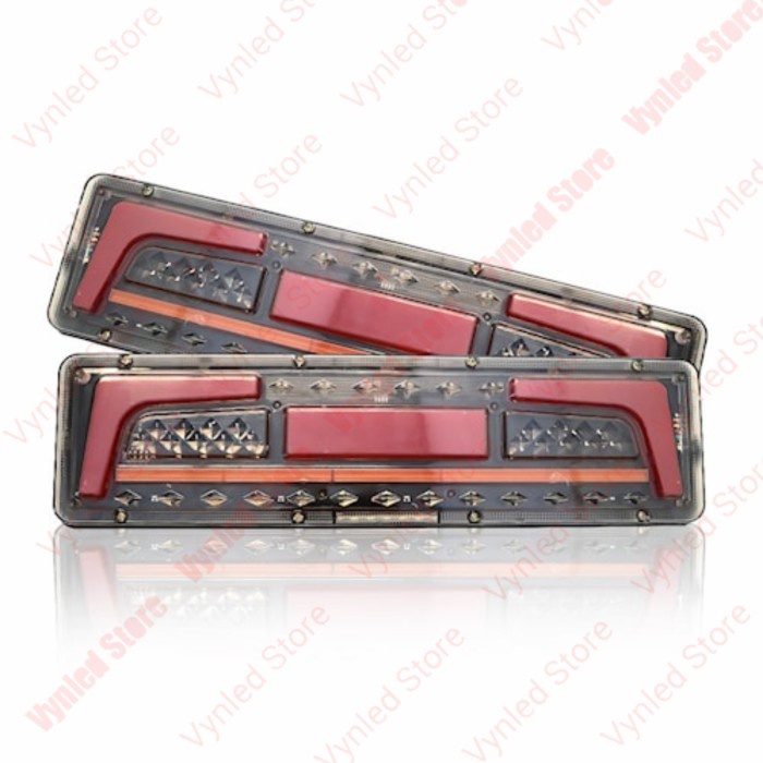 Lampu belakang led truk variasi stoplamp truk dutro 46 cm 24 volt