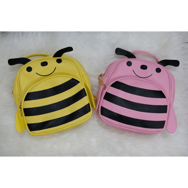 Tas ransel anak kulit import bee