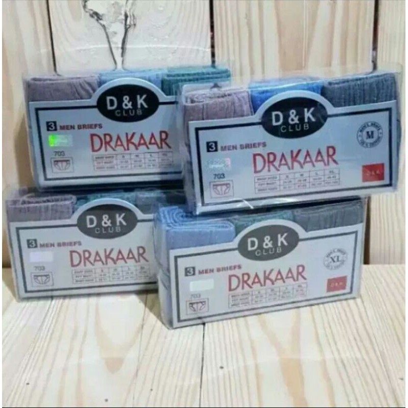 Celana Dalam Pria DRAKAAR termurah / sempak drakaar / CD pria dewasa