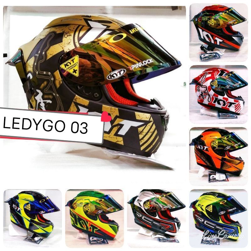 KYT rc7 paket ganteng DOT original termurah dan bisa COD-TERLARIS Helm full face KYT RC Seven Paket 