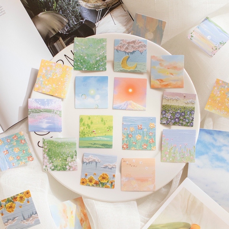 

Sticker Pack 46 Lembar Pemandangan Aesthetic Scrapbook Planner Stiker