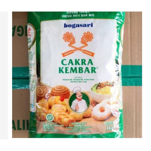 

Tepung Terigu Cakra Kembar 1 Kg