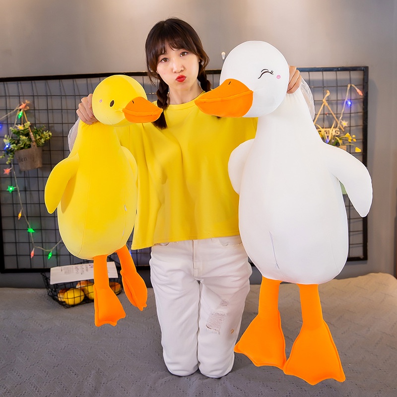 Boneka Bebek Kuning Polos  Super Jumbo Bahan Plush