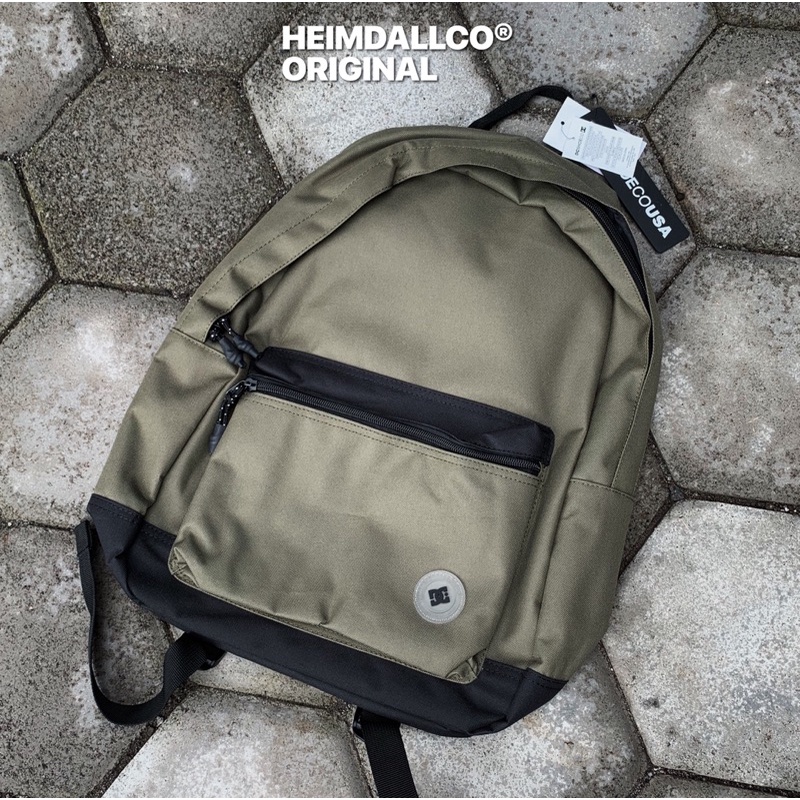 DC SHOES NICKEL BACKPACK FATIGUE GREEN ORIGINAL