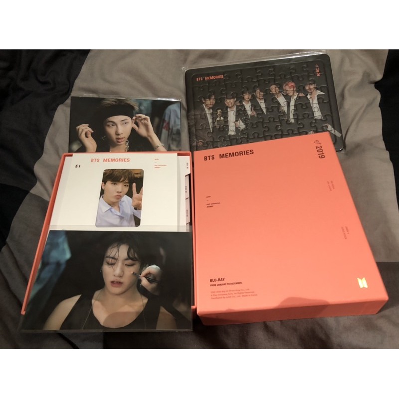 BTS MEMORIES 2019 BLURAY FULLSET JHOPE PHOTOCARD JUNGKOOK PHOTO