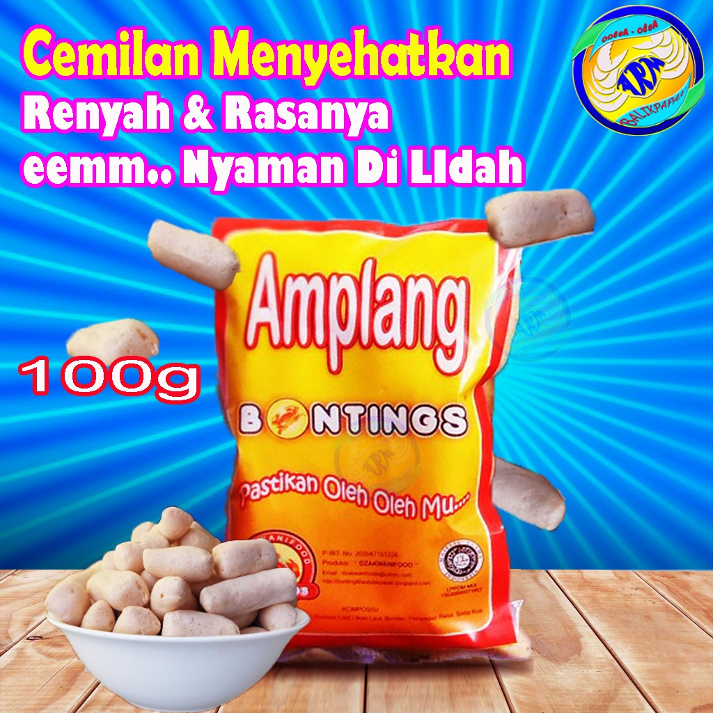 

cemilan kerupuk amplang ikan tengiri lenggiri lauk makaran ringan oleh oleh khas balikpapan murah