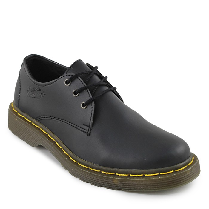 SEPATU Boots Pria model Dokmart Hitam Docmart Low Boots Klasik