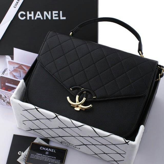 Chanel Flap CC Bag Caviar Include BOX #9811