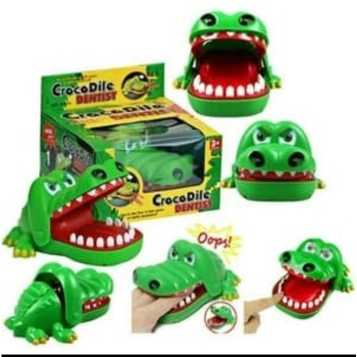 Promo Crocodile Dinosaurus Dentist Mainan Anak Import /Game Buaya gigit