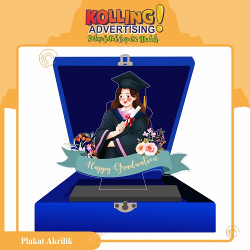 Custom plakat akrilik / Pelakat / Piala Kenang Kenangan/ Unik
