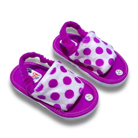 Sandal Bayi Selop Polkadit New