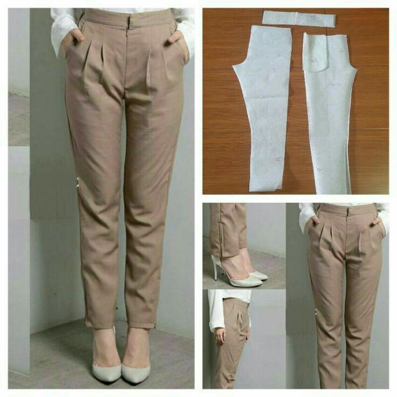 POLA CELANA WANITA/POLA JIPLAK/POLA INSTAN CELANA