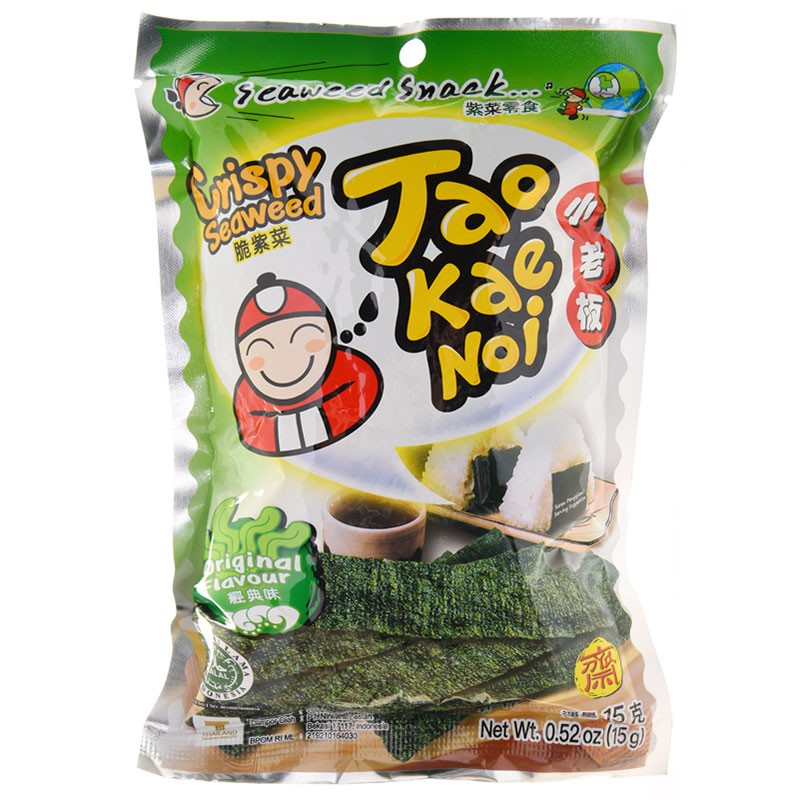 

Tao Kae Noi Crispy Seaweed Original 15g ACCJKT