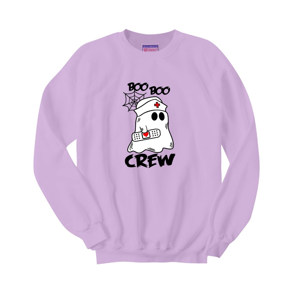 SWEATER CREWNECK BOO BOO CREW PRIA/WANITA