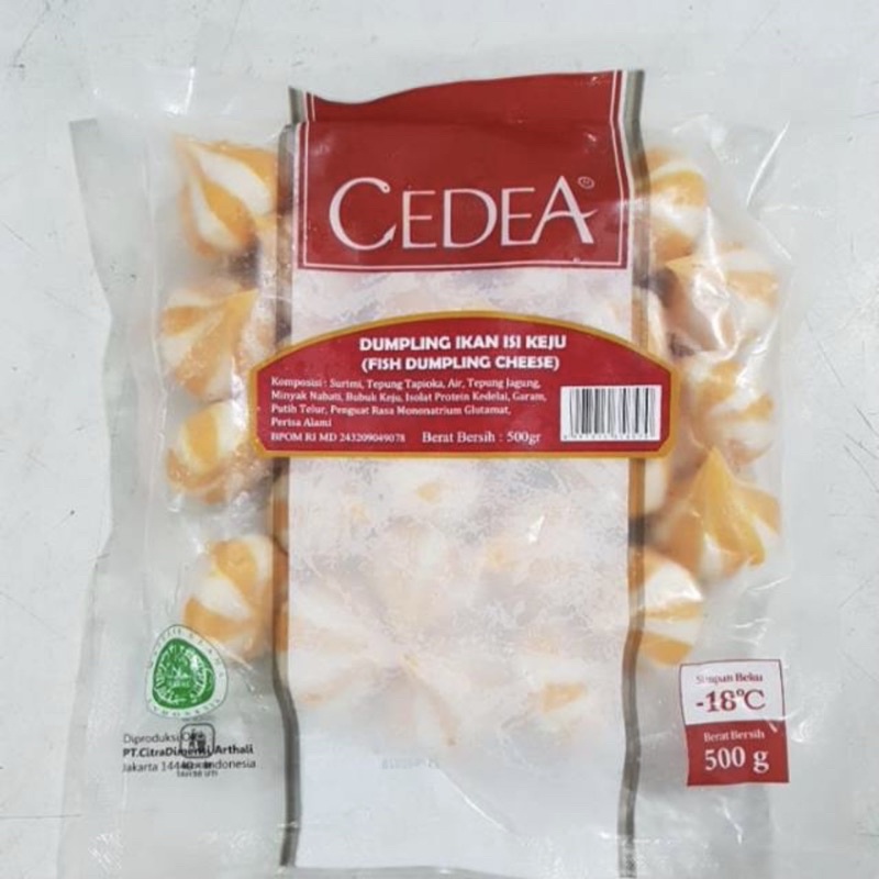 

CEDEA Dumpling Ikan Isi Keju Fish Dumpling Cheese 500gr