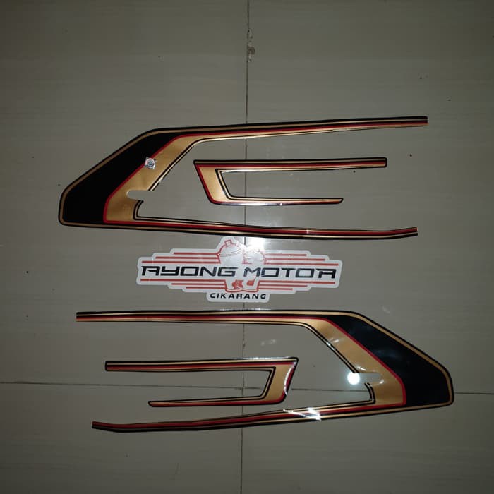 Striping GL 100 GL K 1991 Hitam Gold