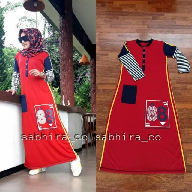 Gamis kaos Sabhira