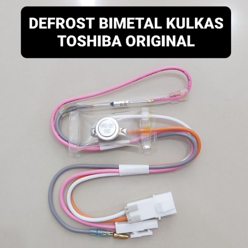 Bimetal Defrost Kulkas TOSHIBA Original Plus Fuse Sekring Thermofuse