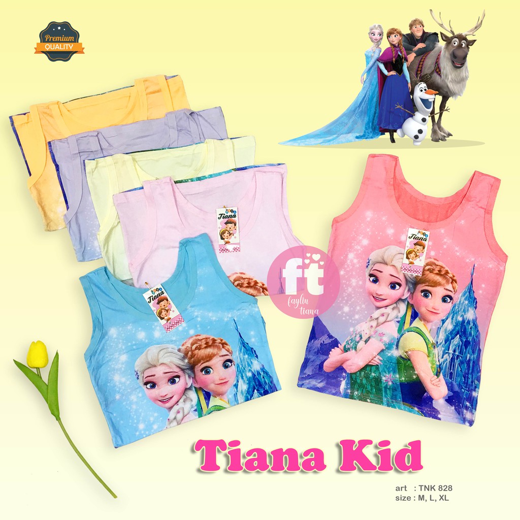 TIANA KIDS | Tanktop Anak / Atasan Anak / Singlet Anak / art TNK 828