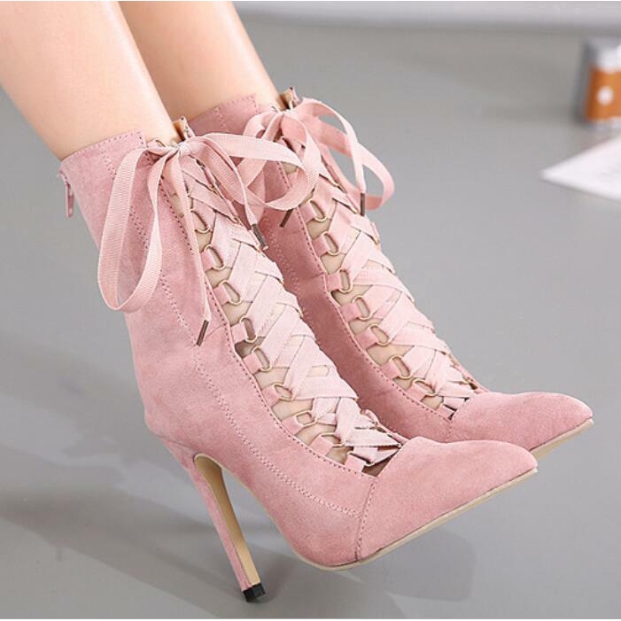 heels with bows on ankle