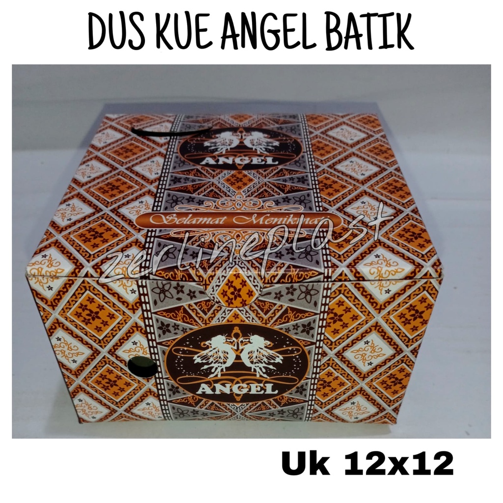 Dus Kue GS Angel BATIK - Box Kue Makanan/Snack