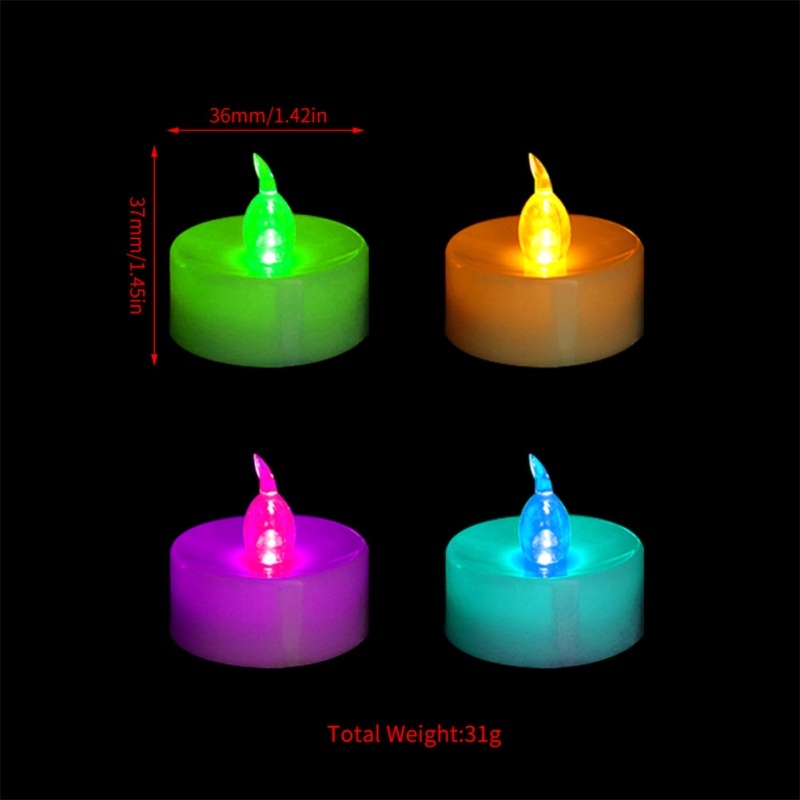 led candle electronic candle Christmas decoration electronic light decoration props small tea wax decoration lamp OW