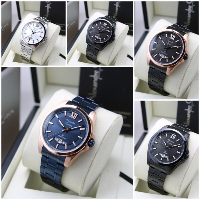 AC8659 Jam Tangan Pria Alexandre Christie AC 8659 Original