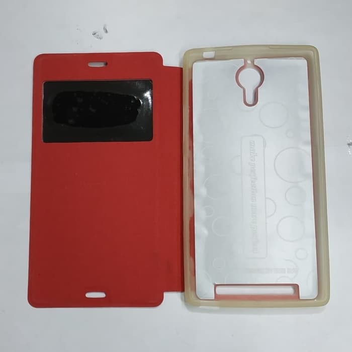 LENOVO P90 sarung flip cover ume / sarung model buku MANTUL