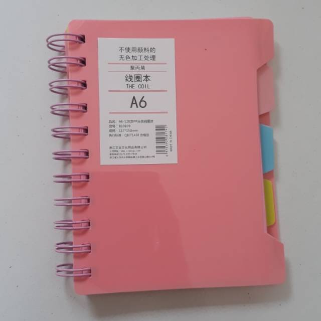

Notebook Spiral A6 Isi 4 Warna