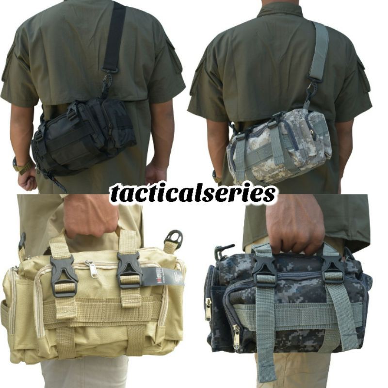 Tas Slempang Pria / Tas Slempang Warior / Tas Jingjing Army Tactical