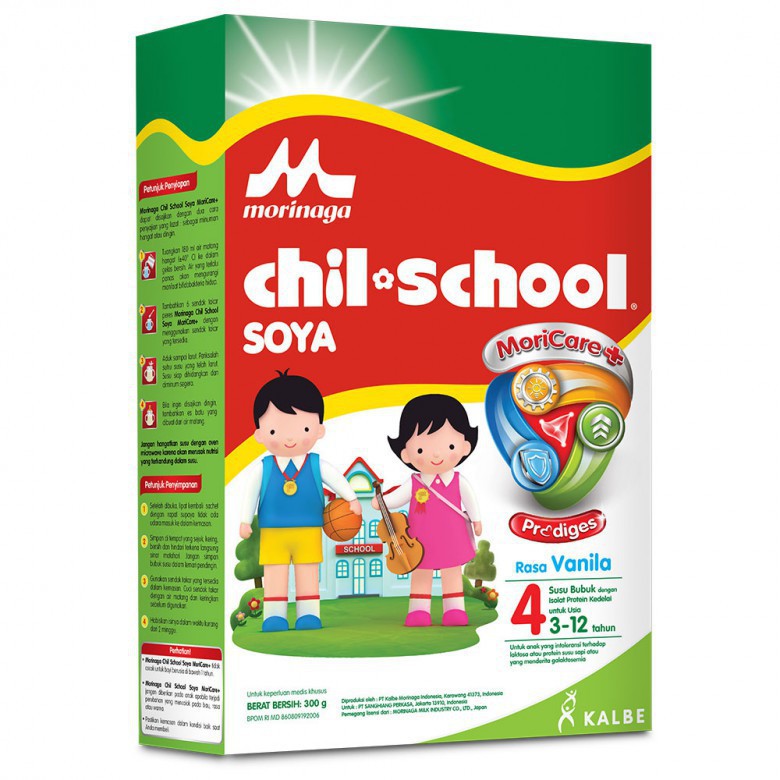 

SUSU MORINAGA CHIL SCHOOL SOYA RASA VANILLA 300 GR