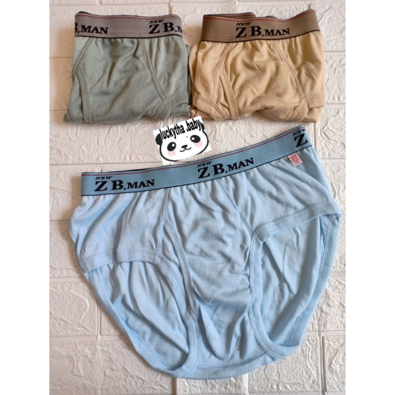 3pcs_ celana dalam pria ZB MAN M,L,XL,XXL,XXXL/ CD PRIA DEWASA KARET BOXER / CELANA DALAM BOY