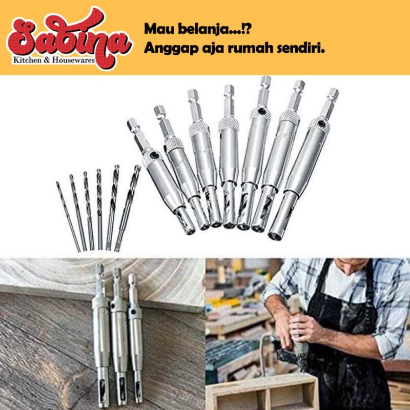 Mata Bor Baja HSS Drill Bit Pembuka Lubang Engsel Hinge Hole Opener 7ROTBDSV