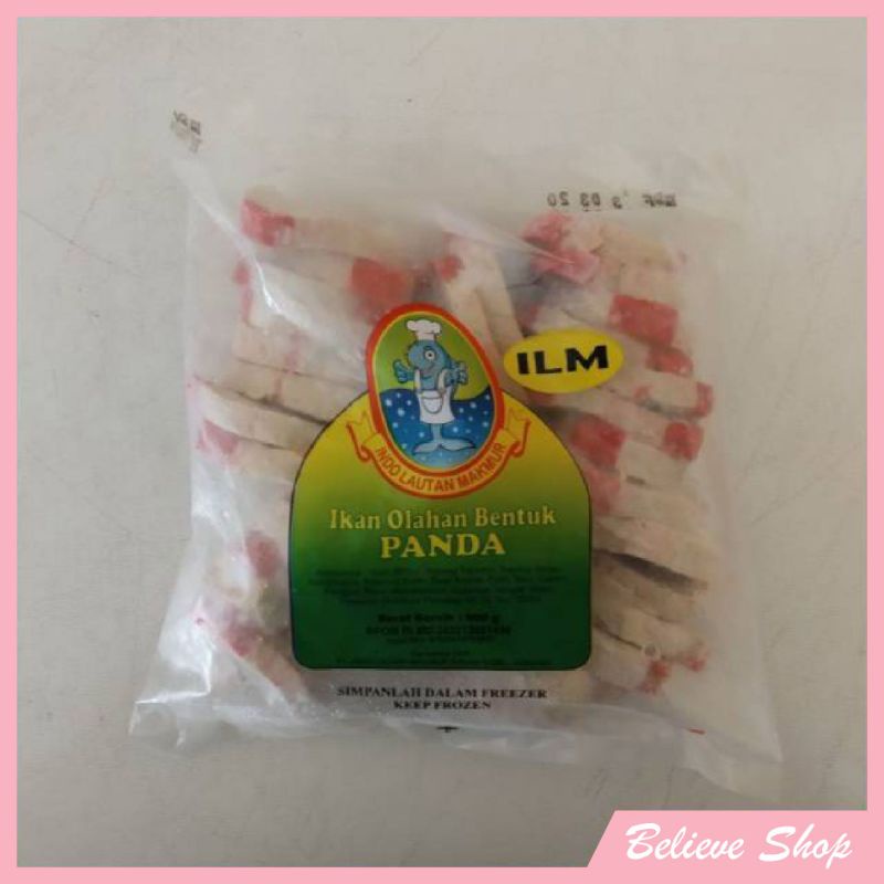 

Ikan olahan bentuk panda ILM 500 gr