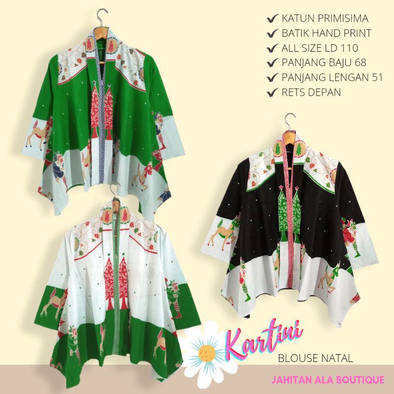 Blus kartini natal