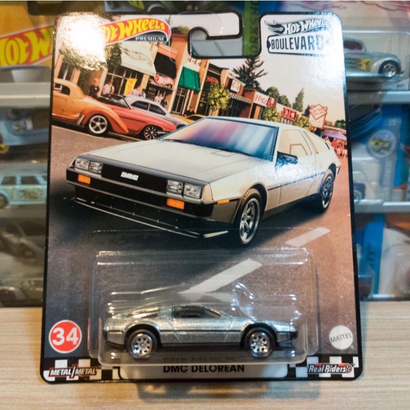 HOT WHEELS DMC DELOREAN - BOULEVARD 34 - PREMIUM