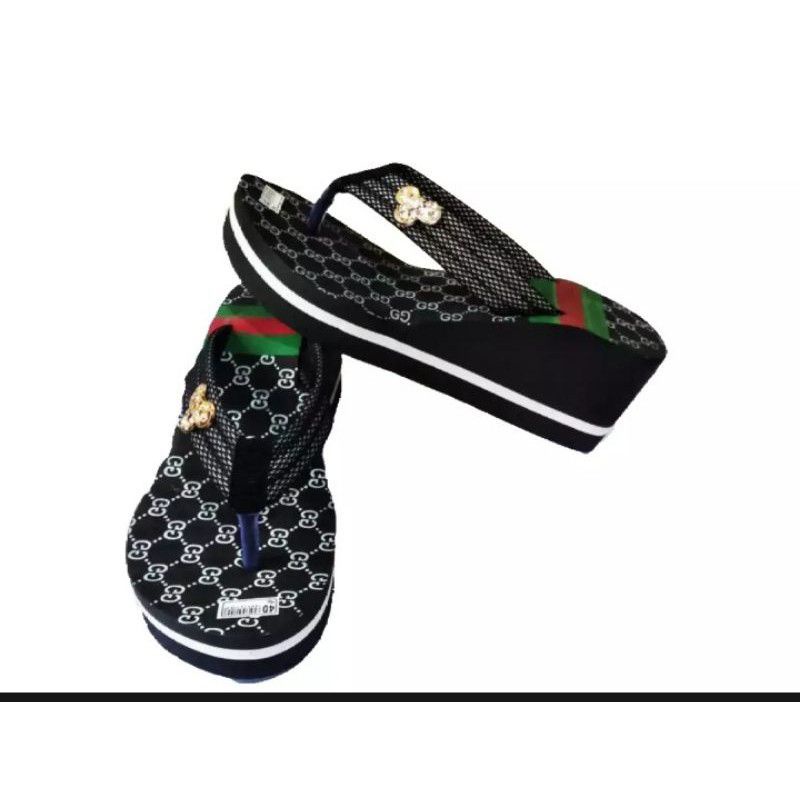 SANDALWEDGES GUCCI WANITA SANDAL WANITA MURAH SANDAL WANITA