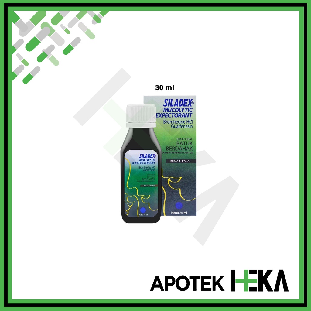 Siladex Hijau Mucolytic &amp; Expectorant - Sirup Batuk Berdahak (SEMARANG)